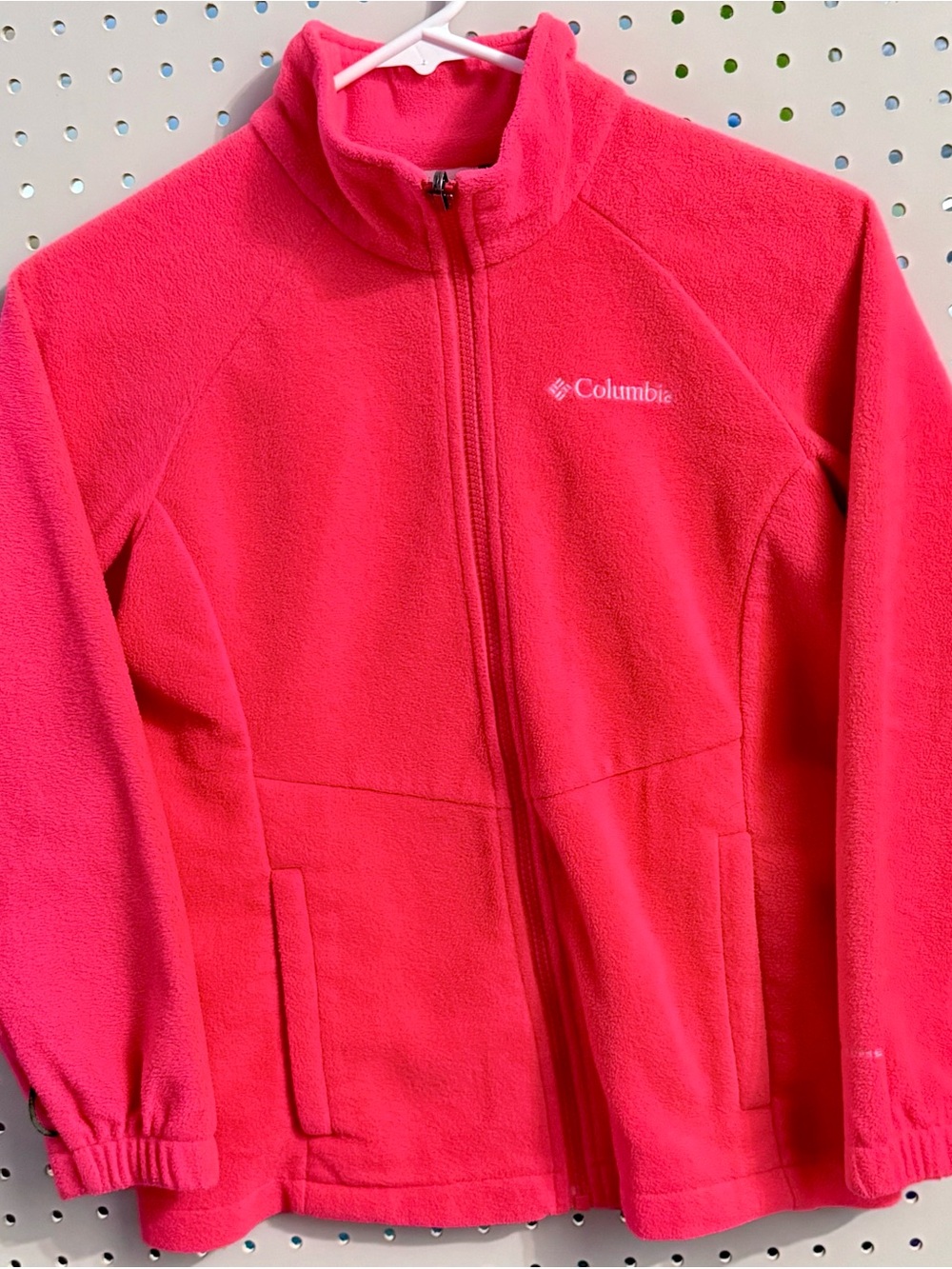 Columbia Kids Pink Full-Zip Fleece Jacket